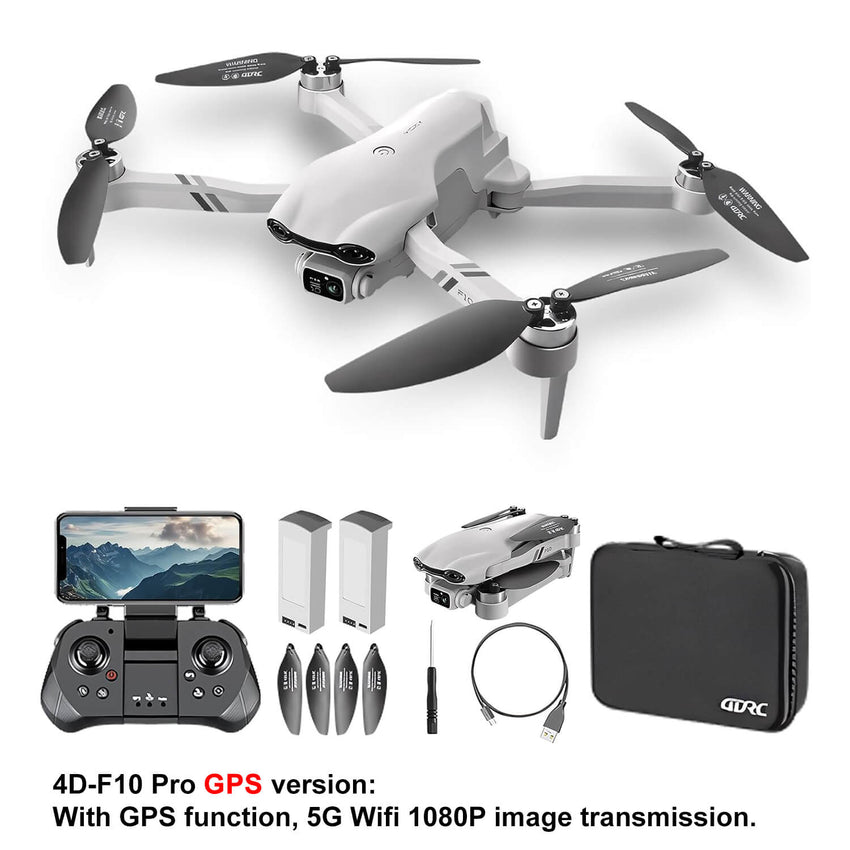 4D-F10 Pro WiFi/GPS Drone with HD Camera