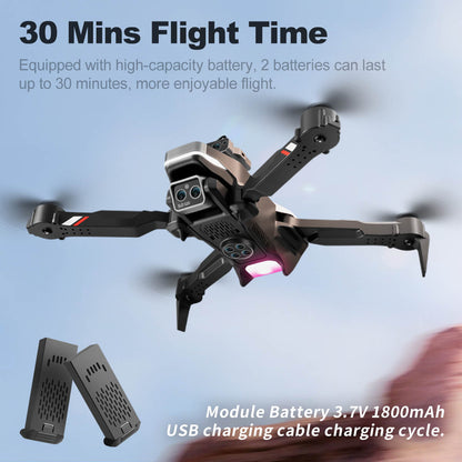 4D-M2 Obstacle Avoidance Drone With Colored Lights