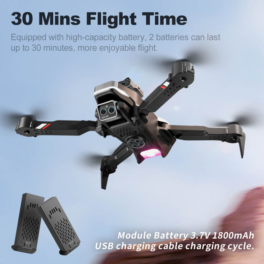 4D-M2 Obstacle Avoidance Drone With Colored Lights