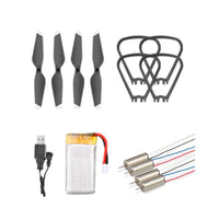 4D-V23 Drone Accessories Optional (spare battery + charging cable / spare propeller + protective cover / motors)