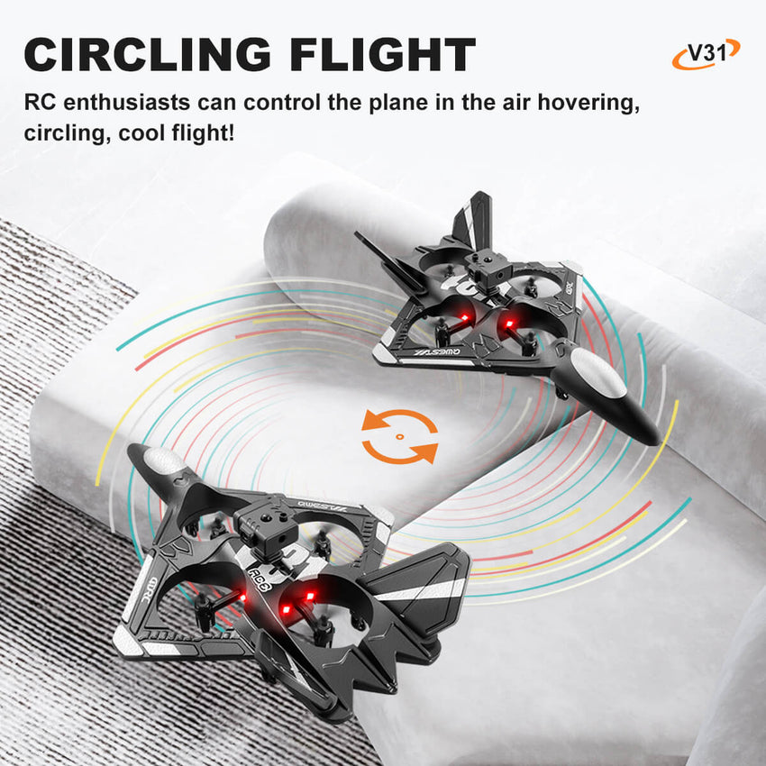 4D-V31 RC Airplane with Obstacle Avoidance