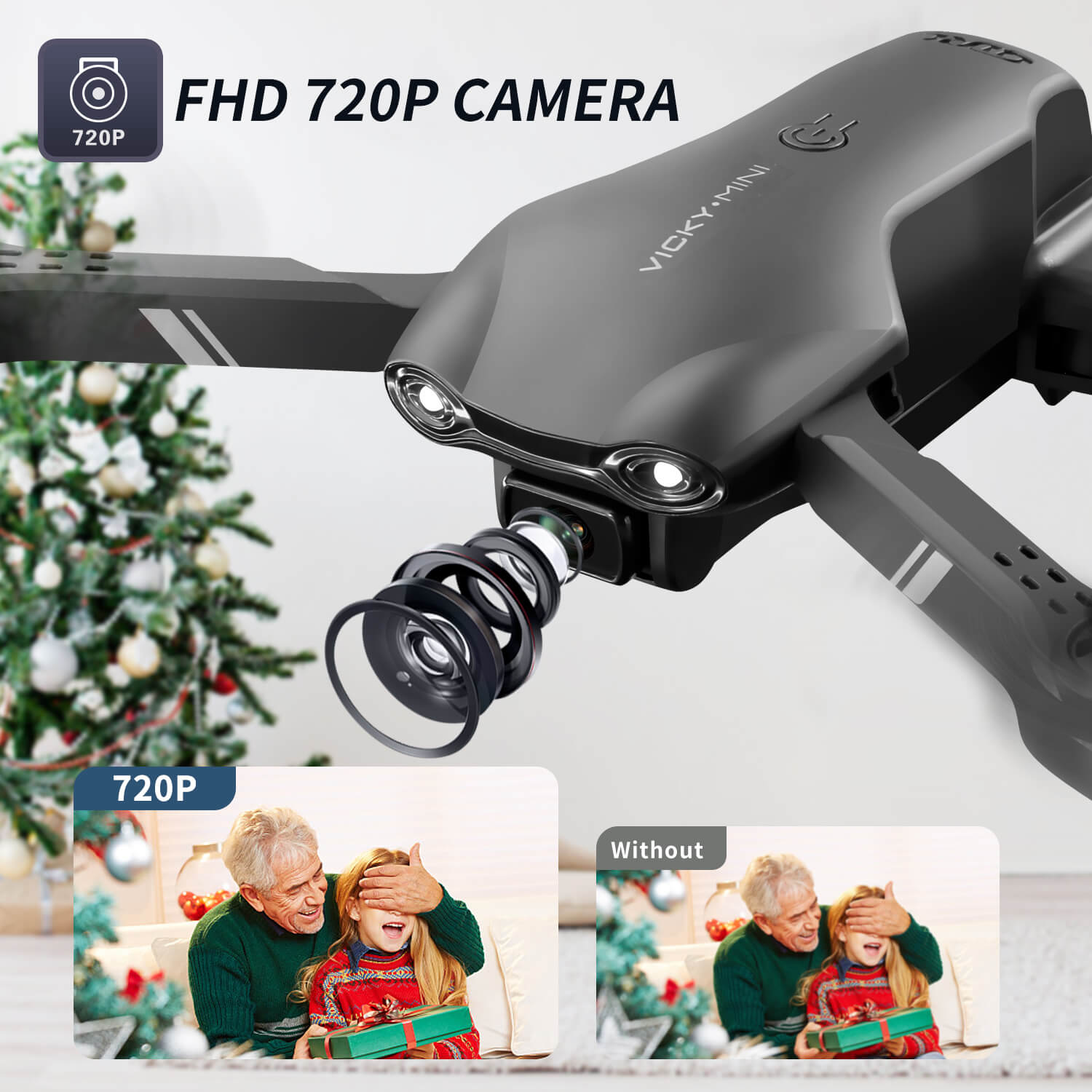 4DRC 4D-V13 mini drone with camera for adults and kids