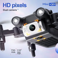 4D-V30 mini obstacle avoidance drone with HD camera