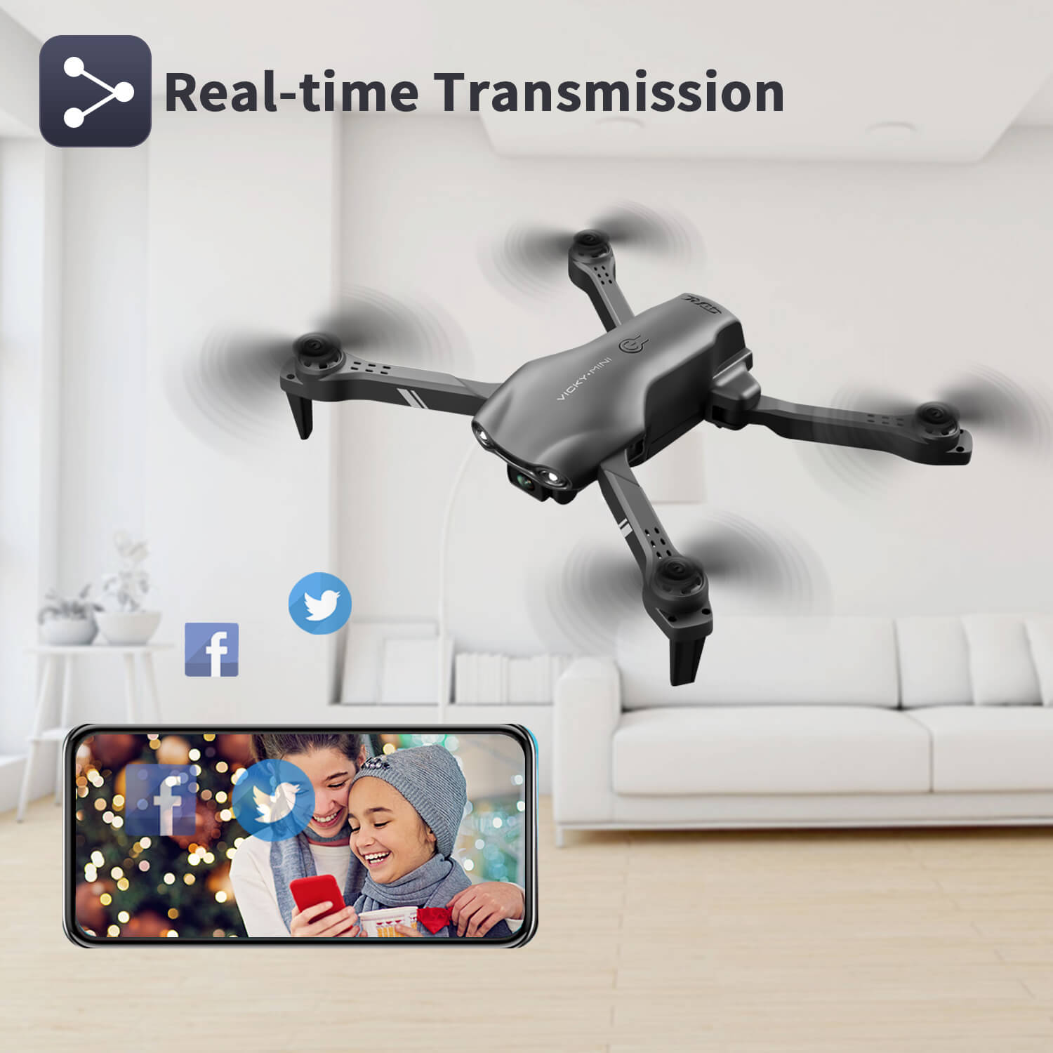 4DRC 4D-V13 mini drone with camera for adults and kids