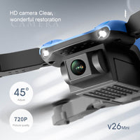 4D-V26 obstacle avoidance drone with HD camera, mini foldable