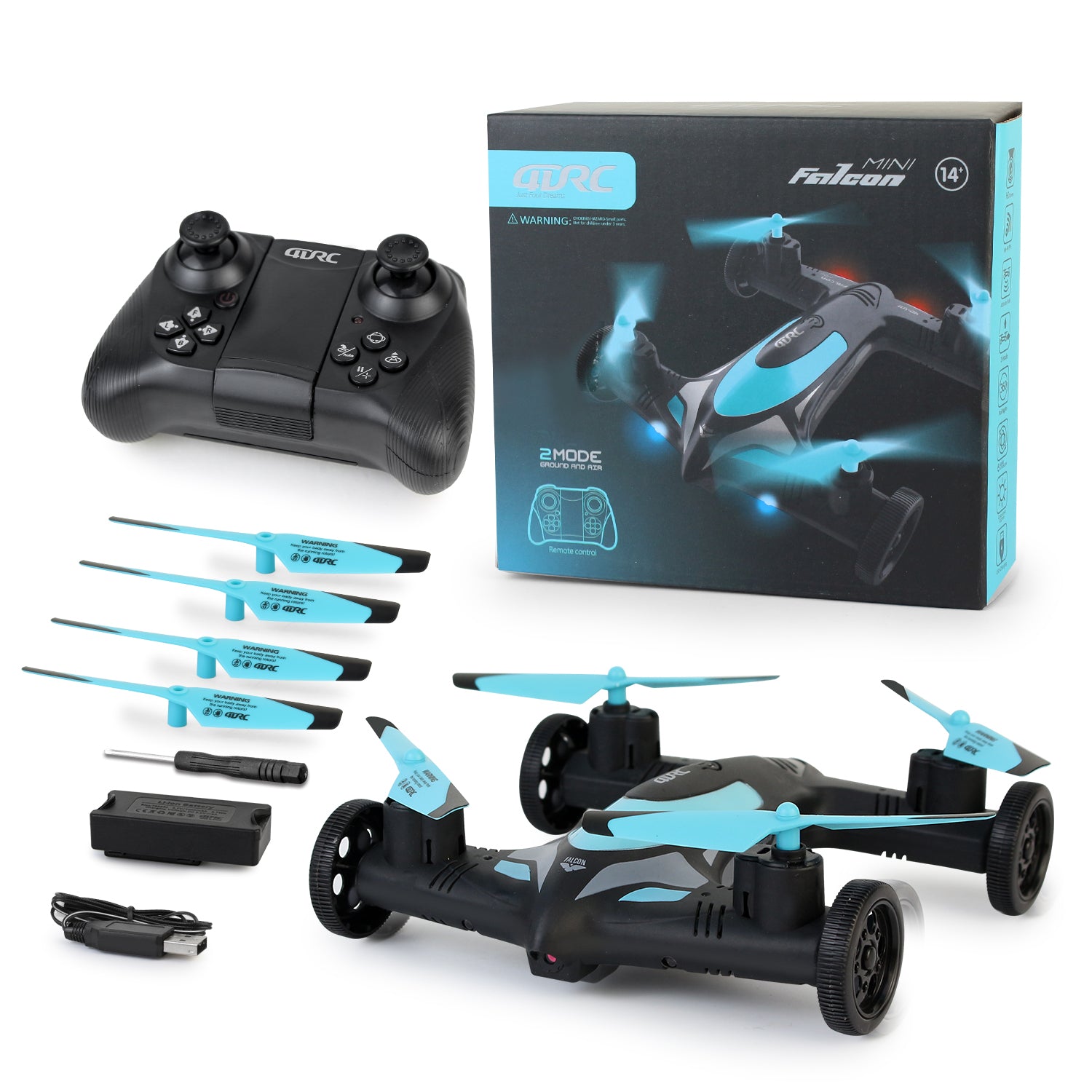 4D V11 RC Flying Car Toy Drone Car 2 in 1 4DRC