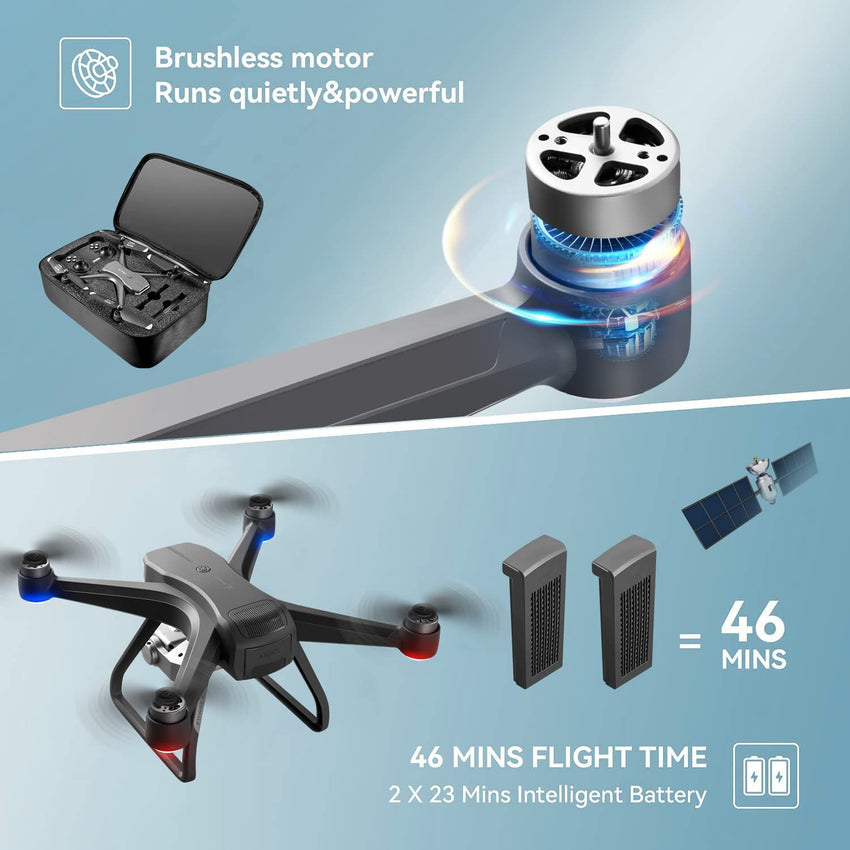 4D-F11 Brushless Motor GPS Drone with HD Camera