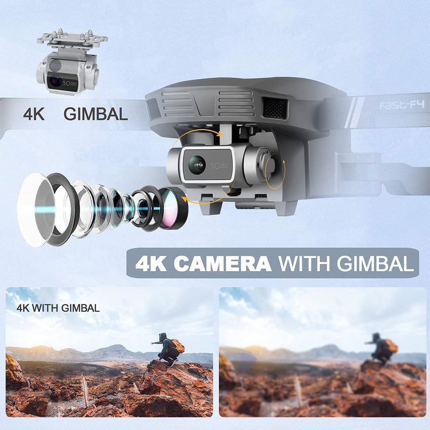 4D-F4 Brushless GPS Drone with 4K Camera