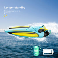 4D-S1 Remote Control Boat (Yellow) with 2 Batteries