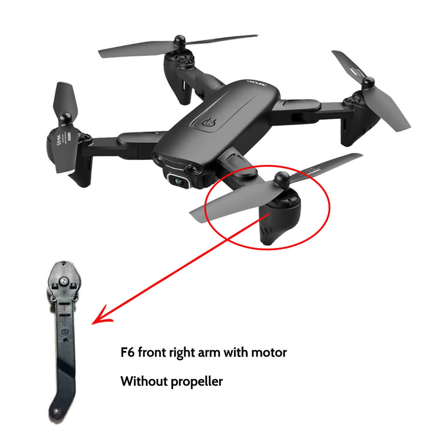 4D-F6 Drone Arm with Motor accessories