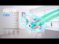 4D-V5 Mini Drone with Camera and LED Lights for Kids Blue