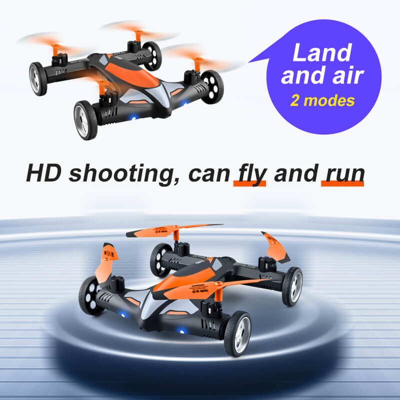 4D-V11 RC Flying Car Toy Drone Car 2-in-1